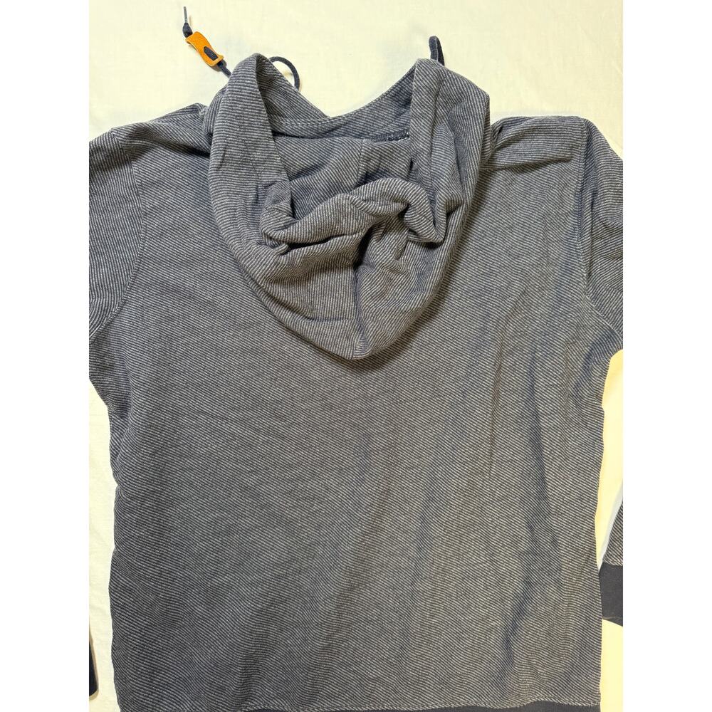 Frederik Anderson Copenhagen Hoodie Mens Large Blue Pullover Sweater Knit - Picture 7 of 10
